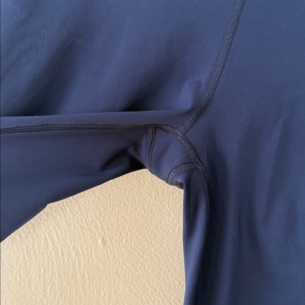 Athleta Navy Blue Accelerate 7/8 Tight small - Picture 3 of 6